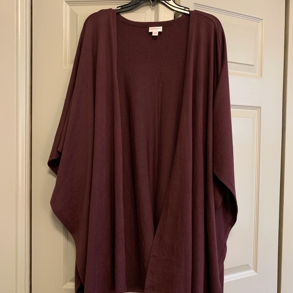 LuLaRoe Sweaters - LuLaRoe Savannah Burgundy Kaftan